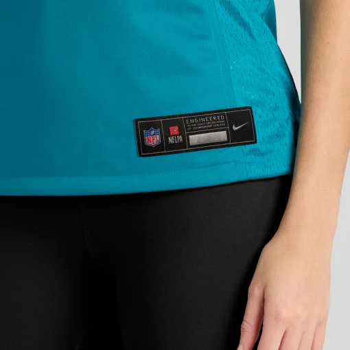Travis Etienne Jacksonville Jaguars Nike Women’s Game Jersey – Teal - Image 9