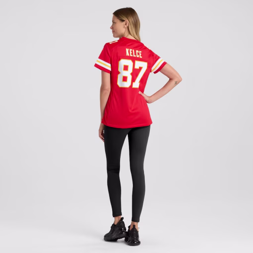 Women’s Nike Travis Kelce Red Kansas City Chiefs Game Jersey - Image 5