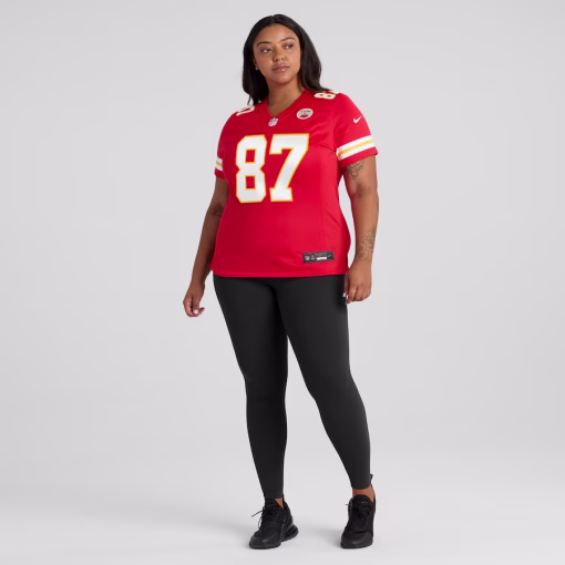 Women’s Nike Travis Kelce Red Kansas City Chiefs Game Jersey - Image 6