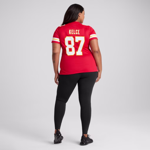 Women’s Nike Travis Kelce Red Kansas City Chiefs Game Jersey - Image 7