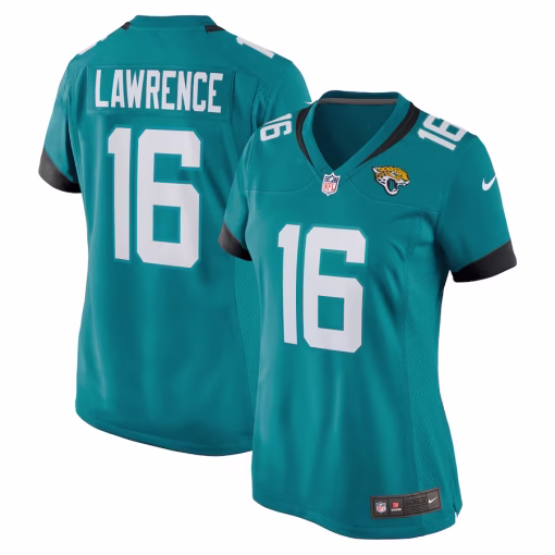 Trevor Lawrence Jacksonville Jaguars Nike Women’s Game Jersey – Teal