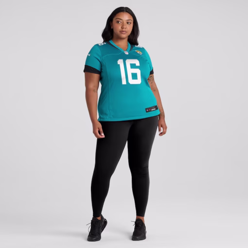 Trevor Lawrence Jacksonville Jaguars Nike Women’s Game Jersey – Teal - Image 6