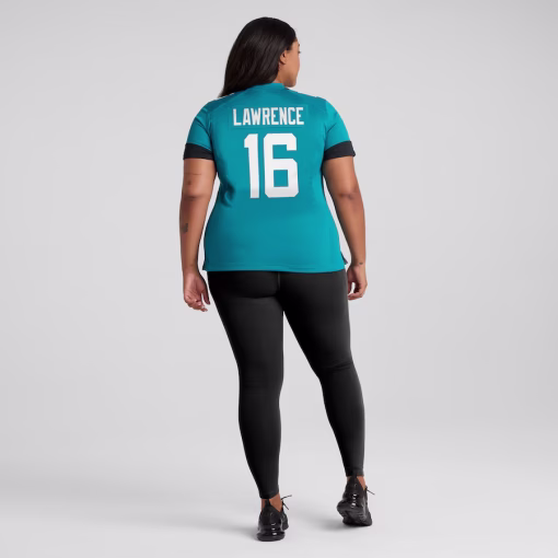 Trevor Lawrence Jacksonville Jaguars Nike Women’s Game Jersey – Teal - Image 7