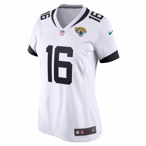 Trevor Lawrence Jacksonville Jaguars Nike Women’s Game Jersey – White - Image 2