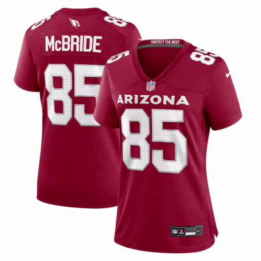 Trey McBride Arizona Cardinals Nike Women’s Game Jersey – Cardinal