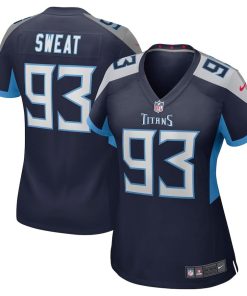 T’Vondre Sweat Tennessee Titans Nike Women’s Team Game Jersey – Navy