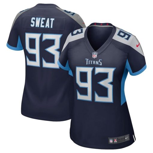 T’Vondre Sweat Tennessee Titans Nike Women’s Team Game Jersey – Navy
