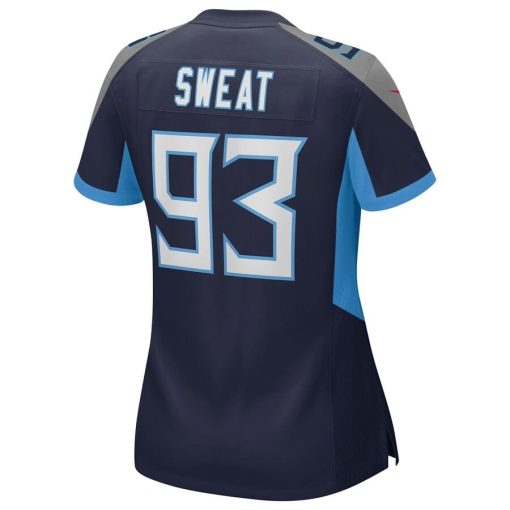 T’Vondre Sweat Tennessee Titans Nike Women’s Team Game Jersey – Navy - Image 3