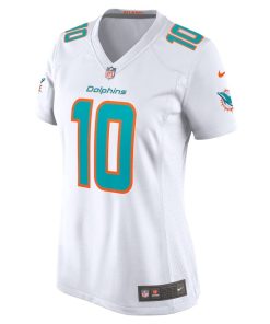 Alternative view of Tyreek Hill Miami Dolphins Nike Women’s Player Jersey – White