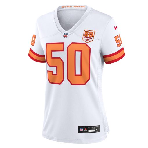 Vita Vea ’76 Tampa Bay Buccaneers Nike Women’s 50th Season Game Jersey – White - Image 2
