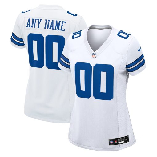 Dallas Cowboys Nike Women’s Custom Game Jersey – White
