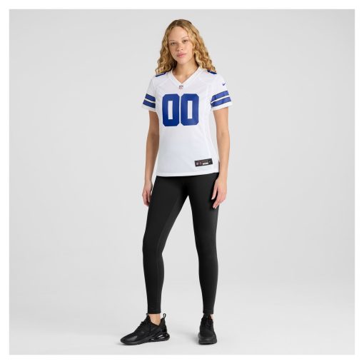 Dallas Cowboys Nike Women’s Custom Game Jersey – White - Image 4