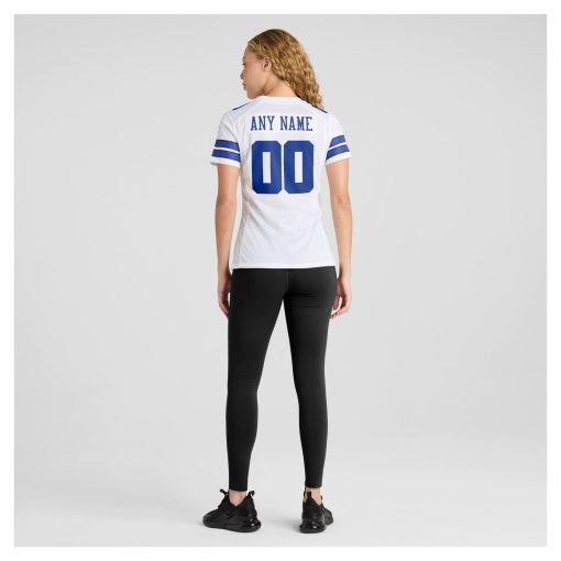 Dallas Cowboys Nike Women’s Custom Game Jersey – White - Image 5