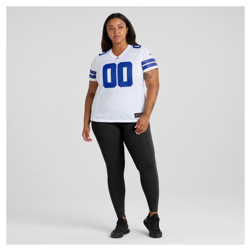 Dallas Cowboys Nike Women’s Custom Game Jersey – White - Image 6