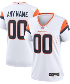 Denver Broncos Nike Women’s Mile High Collection Custom Game Jersey  – White