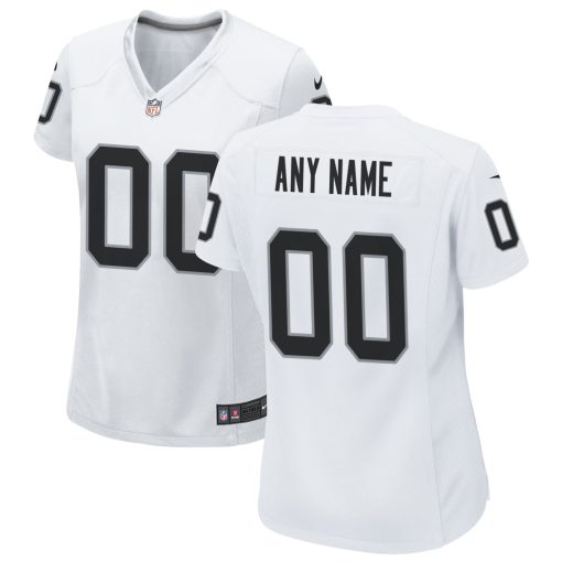 Las Vegas Raiders Nike Women’s Custom Game Jersey – White