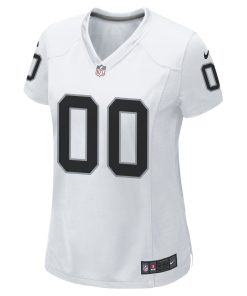 Alternative view of Las Vegas Raiders Nike Women’s Custom Game Jersey – White