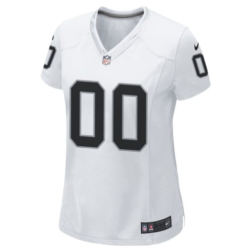 Las Vegas Raiders Nike Women’s Custom Game Jersey – White - Image 2