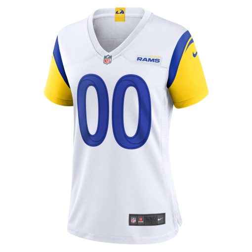 Los Angeles Rams Nike Women’s Alternate Custom Jersey – White - Image 2