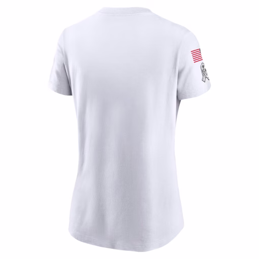 Seattle Seahawks Nike Women’s 2024 Salute To Service Legend Performance T-Shirt – White - Image 3
