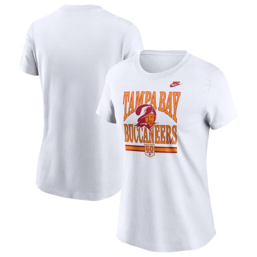 Tampa Bay Buccaneers Nike Women’s 50th Season T-Shirt – White