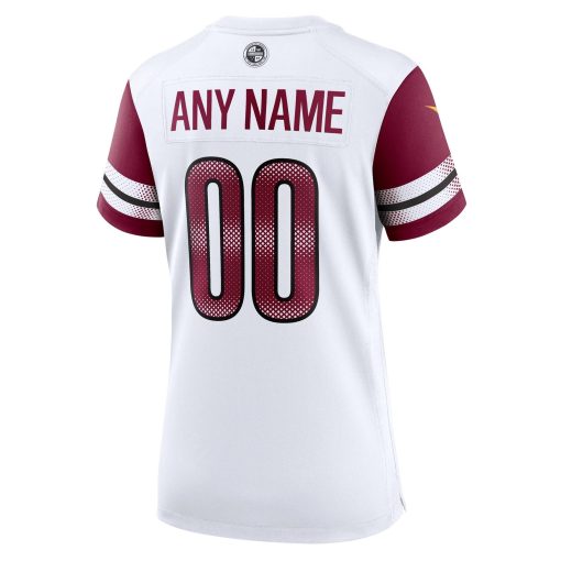 Washington Commanders Nike Women’s Game Custom Player Jersey – White - Image 3