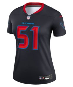 Alternative view of Will Anderson Jr. Houston Texans Nike Women’s Alternate Legend Player Performance Top – Navy