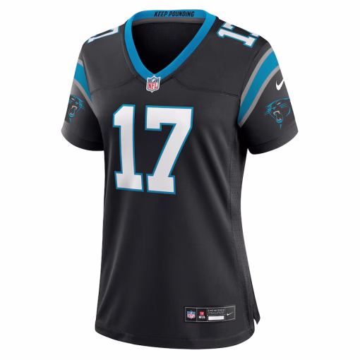Xavier Legette Carolina Panthers Nike Women’s Game Jersey – Black - Image 2