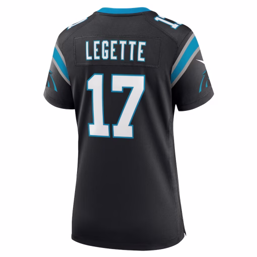 Xavier Legette Carolina Panthers Nike Women’s Game Jersey – Black - Image 3