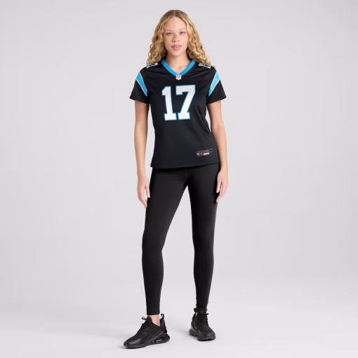 Xavier Legette Carolina Panthers Nike Women’s Game Jersey – Black - Image 6