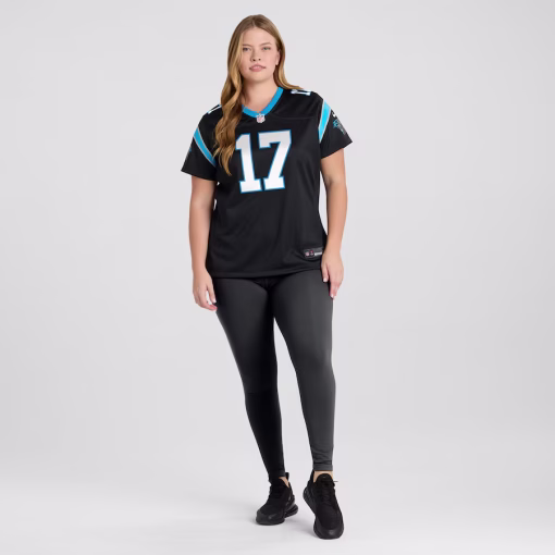 Xavier Legette Carolina Panthers Nike Women’s Game Jersey – Black - Image 4