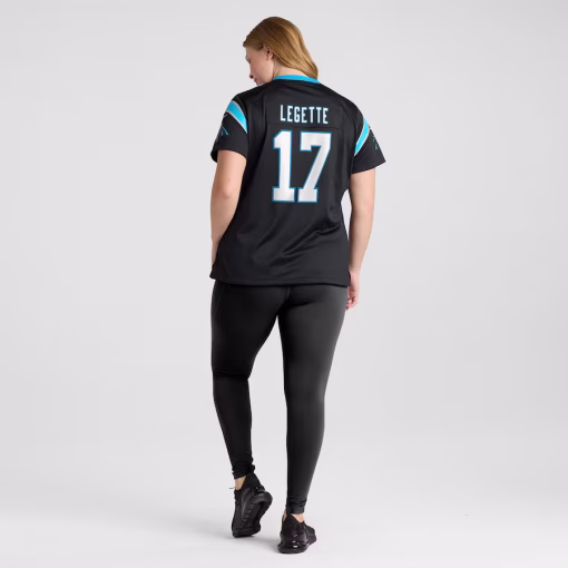 Xavier Legette Carolina Panthers Nike Women’s Game Jersey – Black - Image 5