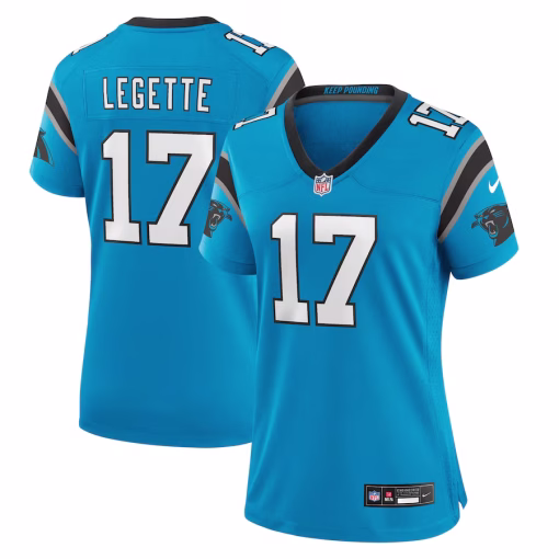 Xavier Legette Carolina Panthers Nike Women’s Alternate Game Jersey – Blue