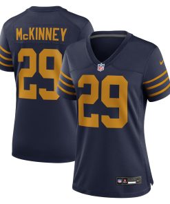 Xavier McKinney Green Bay Packers Nike Women’s The 1923 Classic Game Jersey – Navy