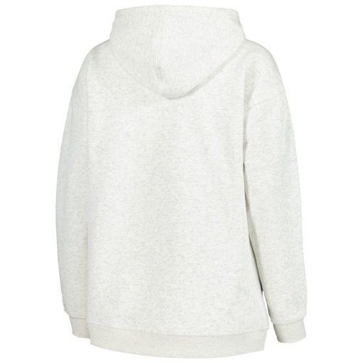Washington Mystics The Wild Collective Women's Washed Full-Zip Hoodie – Heather Gray - Image 3