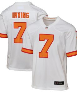 Bucky Irving ’76 Tampa Bay Buccaneers Youth  Game Jersey – White