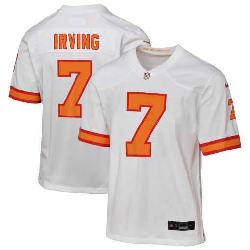 Bucky Irving ’76 Tampa Bay Buccaneers Youth  Game Jersey – White
