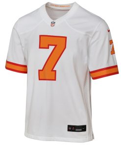 Alternative view of Bucky Irving ’76 Tampa Bay Buccaneers Youth  Game Jersey – White