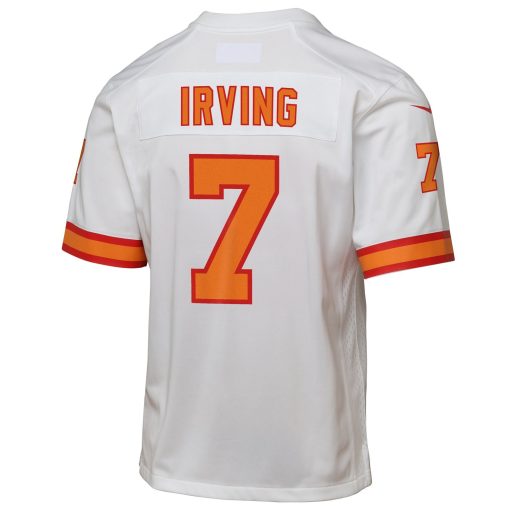 Bucky Irving ’76 Tampa Bay Buccaneers Youth  Game Jersey – White - Image 3