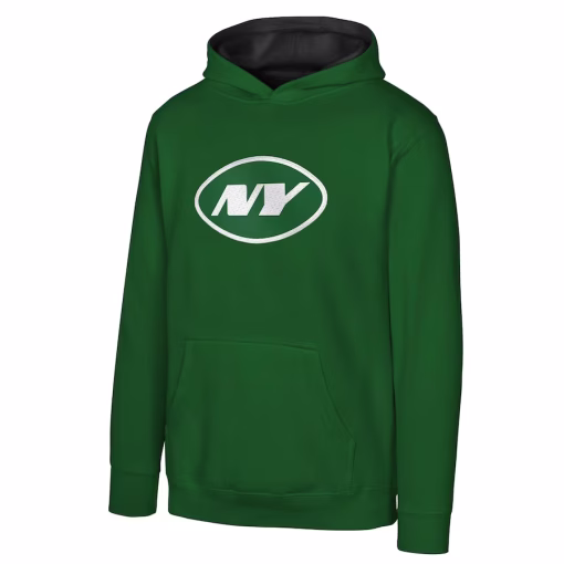 New York Jets Youth Prime Pullover Hoodie – Green
