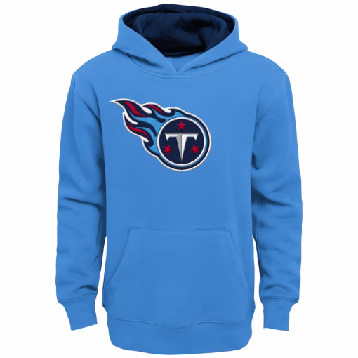 Tennessee Titans Youth Prime Pullover Hoodie – Light Blue