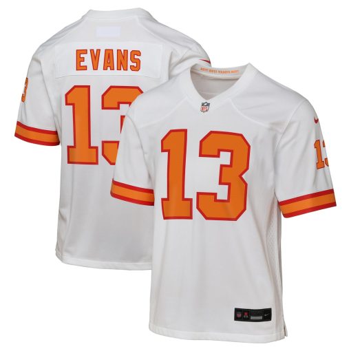 Mike Evans ’76 Tampa Bay Buccaneers Youth  Game Jersey – White