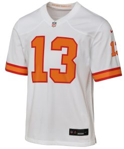 Alternative view of Mike Evans ’76 Tampa Bay Buccaneers Youth  Game Jersey – White