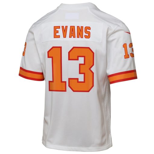 Mike Evans ’76 Tampa Bay Buccaneers Youth  Game Jersey – White - Image 3