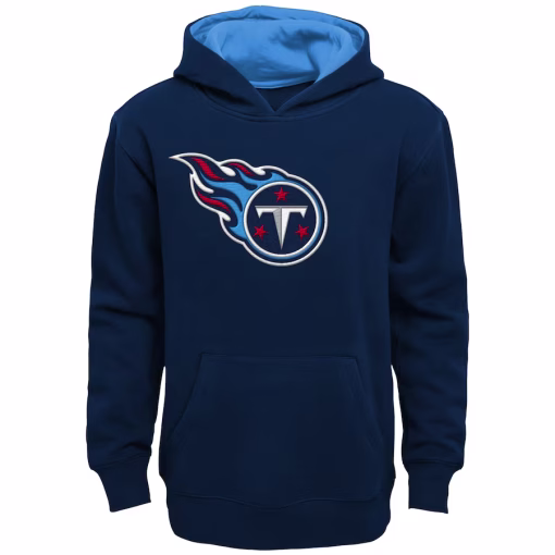 Tennessee Titans Youth Prime Pullover Hoodie – Navy