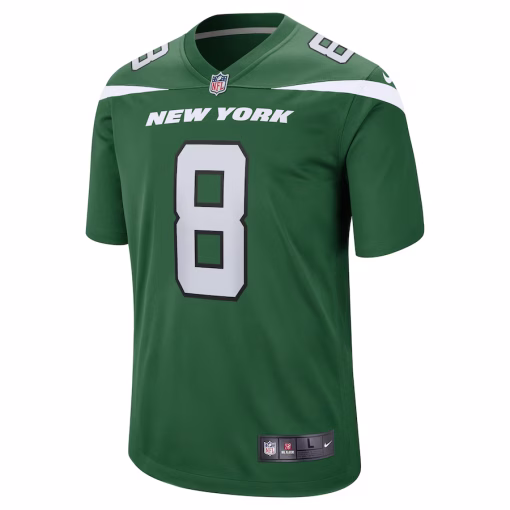 Aaron Rodgers New York Jets Nike Youth Game Jersey – Gotham Green - Image 3