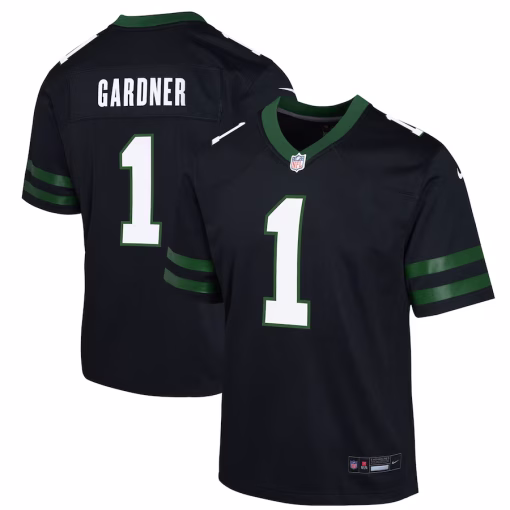 Ahmad Sauce Gardner New York Jets Nike Youth Alternate Game Jersey – Legacy Black