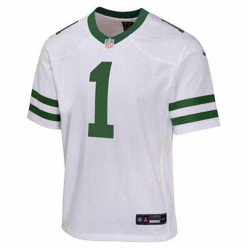 Ahmad Sauce Gardner New York Jets Nike Youth Game Jersey – Legacy White - Image 3