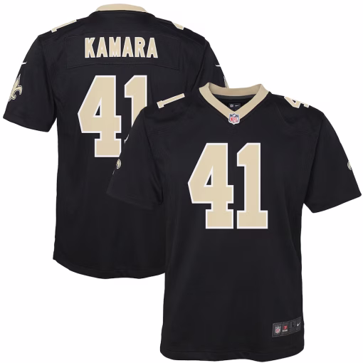 Alvin Kamara New Orleans Saints Nike Youth Game Jersey – Black