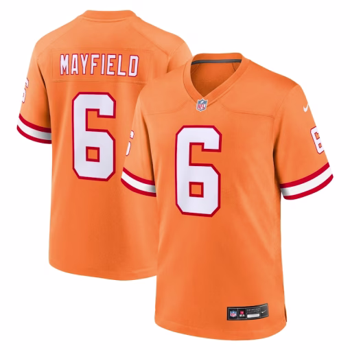 Baker Mayfield Tampa Bay Buccaneers Nike Youth Game Jersey – Orange